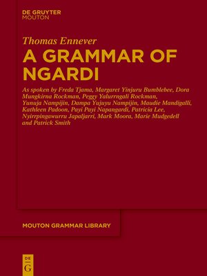 cover image of A Grammar of Ngardi